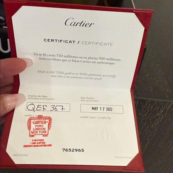 Authentic Cartier Juste un Clou Bracelet (18 K Gold) - Picture 10 of 11